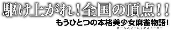 駆け上がれ！全国の頂点！！ もうひとつの本格美少女麻雀物語（ガールズマージャンストーリー）！